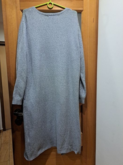 kardigan 50 Vero Moda szary długi