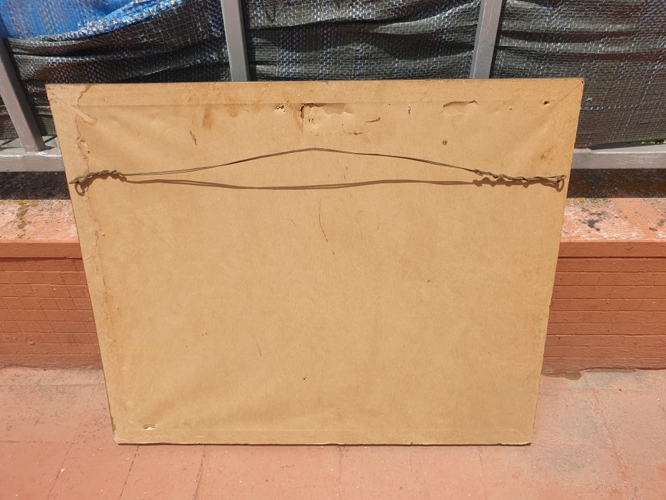 Quadro antigo lápis de carvao