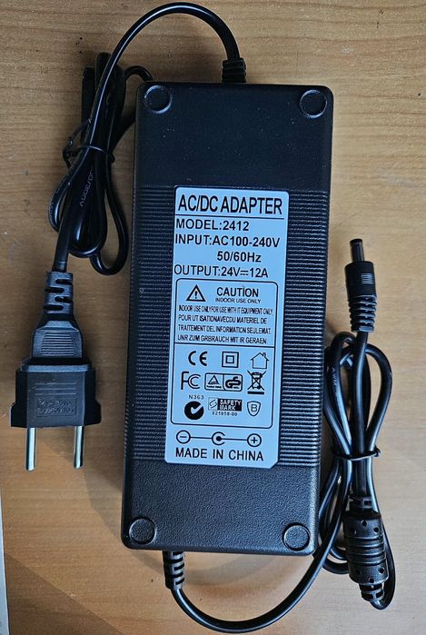 Імпульсний блок живлення AC DC 24В 12А