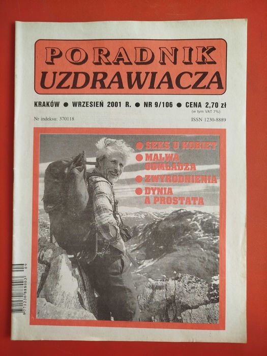 Poradnik uzdrawiacza, wrzesień 2001, nr 9/106