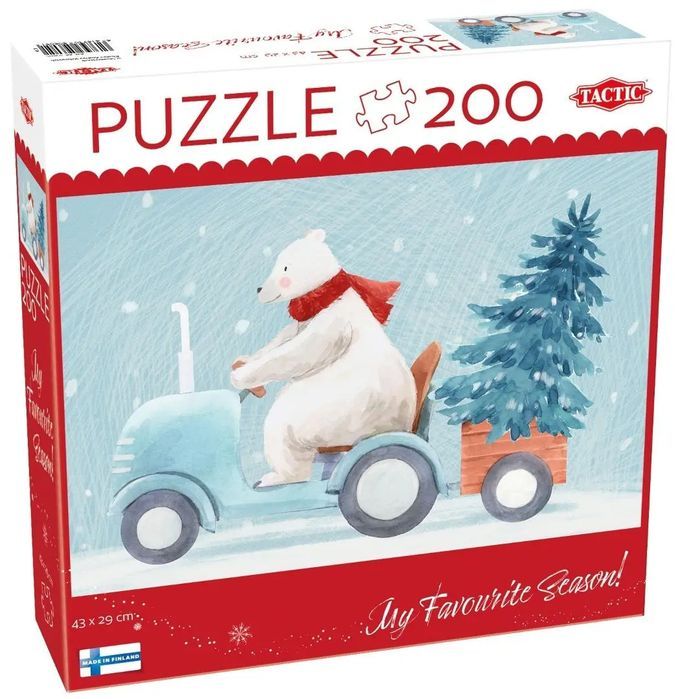 Puzzle 200 Christmas tree hunt. Nowy Produkt