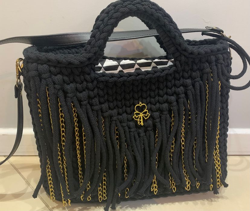 Torebka damska pleciona