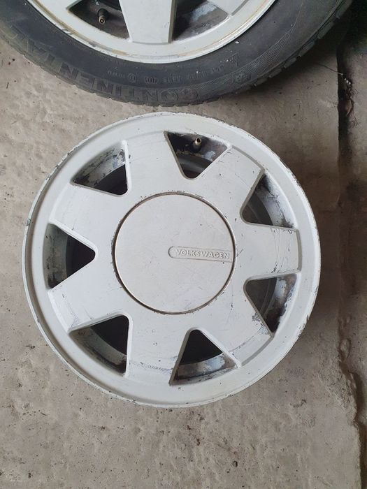 Оригінальні титанові диски VW Golf/Jetta MK2 R13 4x100 з ковпачками