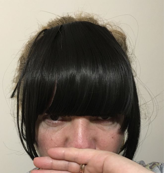 Чёлка. Искусственный волос.