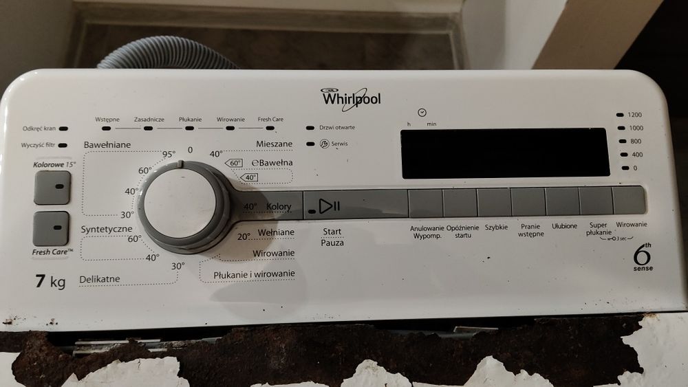 Pralka 7kg ładowana od góry
