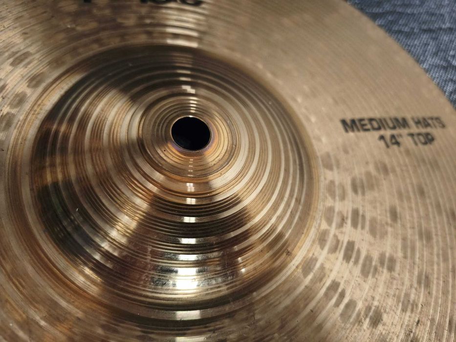 Paiste Alpha Hi-Hat 14" Medium - brąz jak Paiste 2002. Super stan.