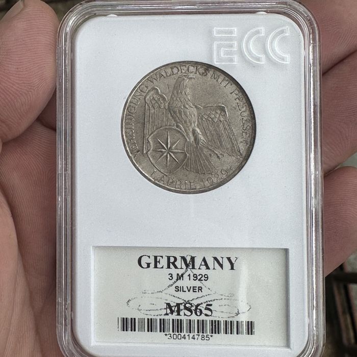 Republika Weimar 3 Marki srebro