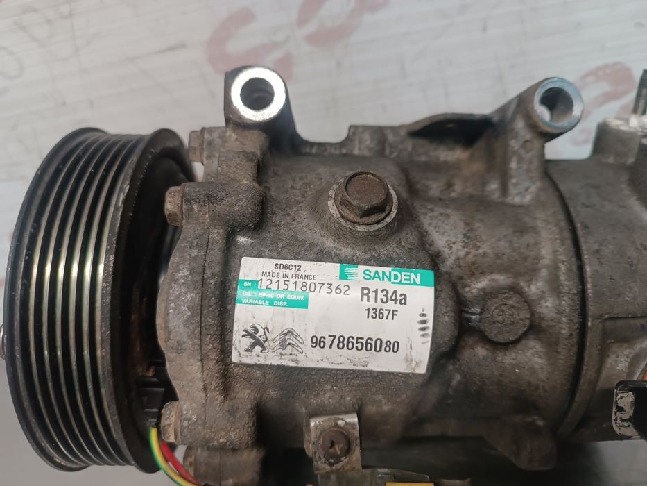 Compressor Ar Condicionado PEUGEOT 308 II 1.6 HDi / BlueHDi 115 (85 kW / 115 cv) [09.2013 - 06.2021] 9HC (DV6C) - 9678656080 1.6 HDi / BlueHDi 115 (85