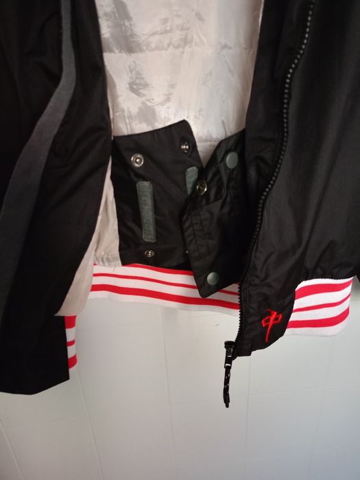 Czarna męska kurtka bomberka bejsbolówka rozm S Red Dragon