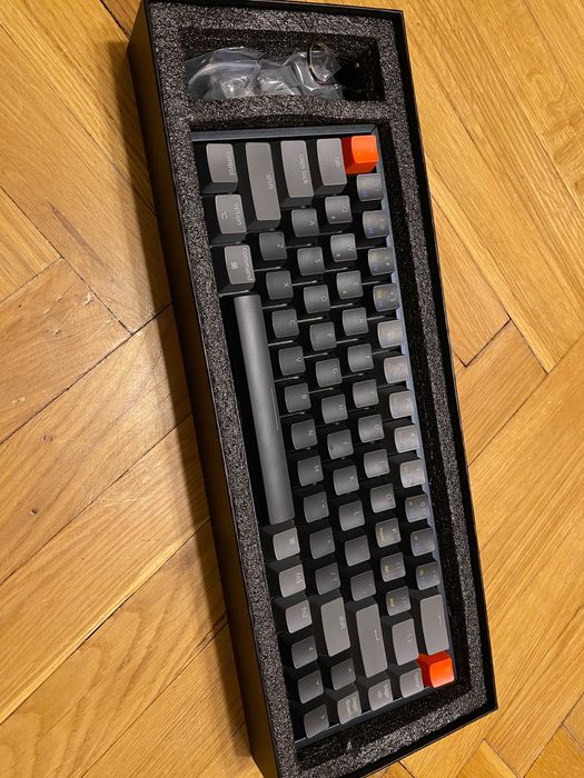 Keychron K6 Aluminium RGB Hotswap Gateron Red (дуже тихі)