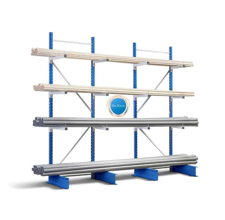 Estantes Cantilever Carga Ligeira Simples e Dupla