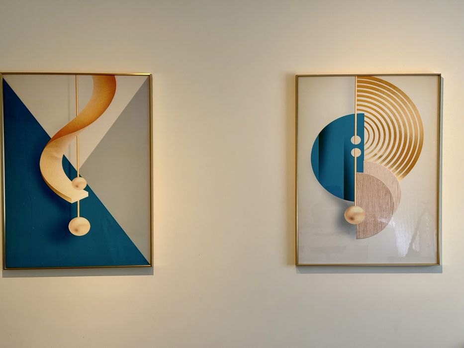 Quadros decorativos 60x80 impecáveis