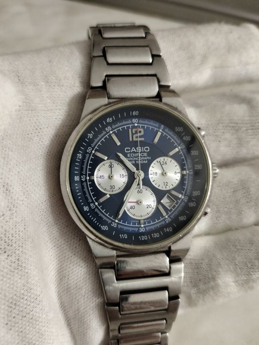 Часы Casio edifice ef 500 chronograph, Pulsar solar Японія