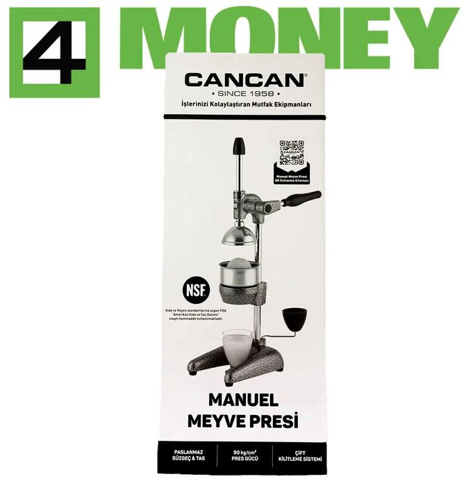 Ручной Пресс для цитрусовых и граната CANCAN XL PROF030 Соковыжималка