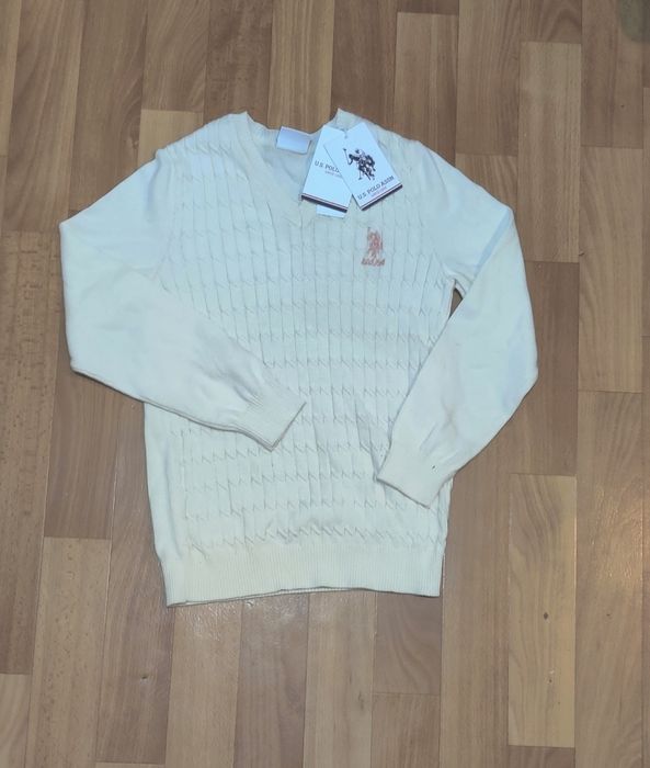 Кофтинка поло на дівчинку біла Polo 122-128