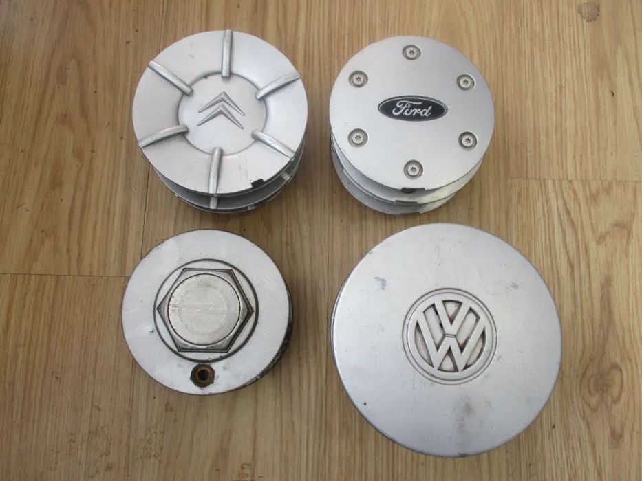 4 Centros Roda jante Citroen C3 Ford Fiesta Opel Corsa Volkswagen