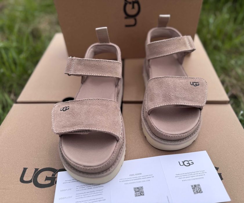 Босоножки/Босоніжки Ugg W Goldenstar Sandals Sand Оригінал/ Сандалі Угг Driftwood/ Угги Сандали Угг/Уггі