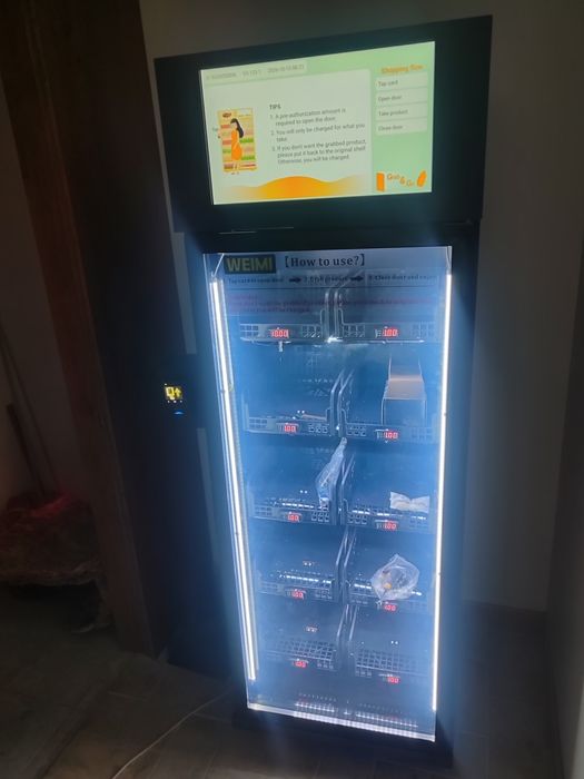 Máquina vending Inteligente de balança-gestao online