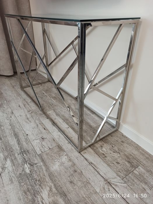 Konsola i ława chrom