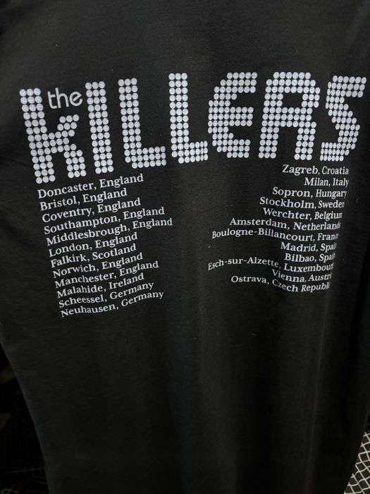 Футболка The Killers з турним принтом, розмір L