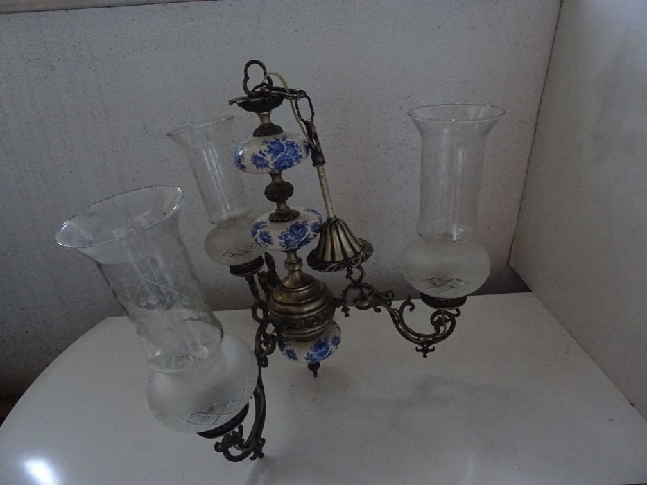 Conjunto Candeeiros Abat Jours Quarto Antigos Vintage
