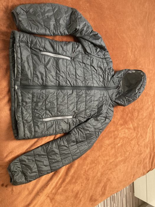 Kurtka trekkingowa męska zimowa Forclaz MT100 kaptur - 5°C