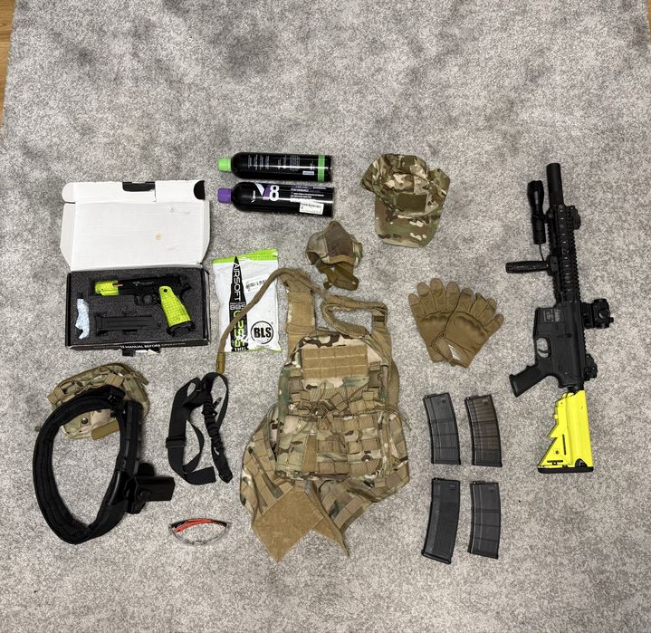 Venda material de airsoft completo