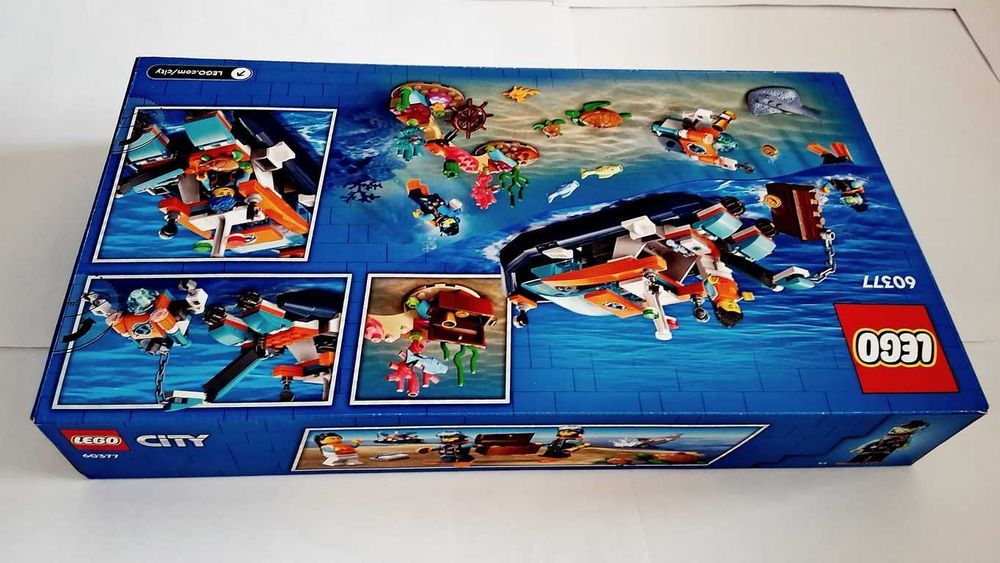 Lego City Arctic 60377 Explorer Diving Boat selado