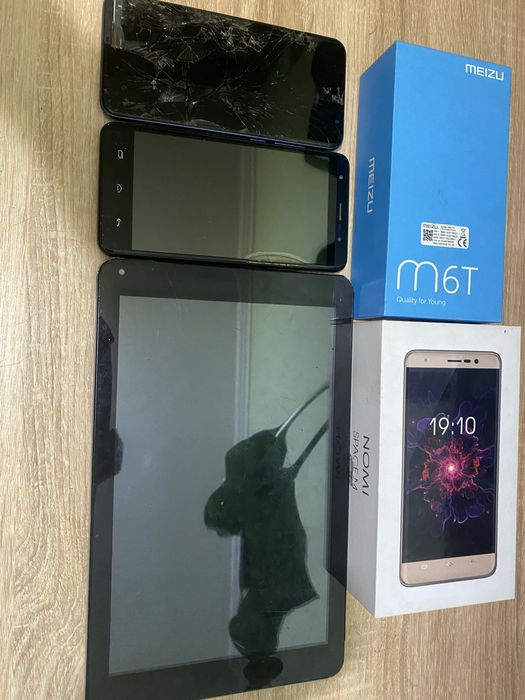 Лот на запчастини: Meizu M6T, Nomi Space M, MyTab 10