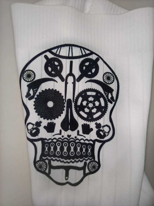 Equipamento ciclismo caveira mexicana