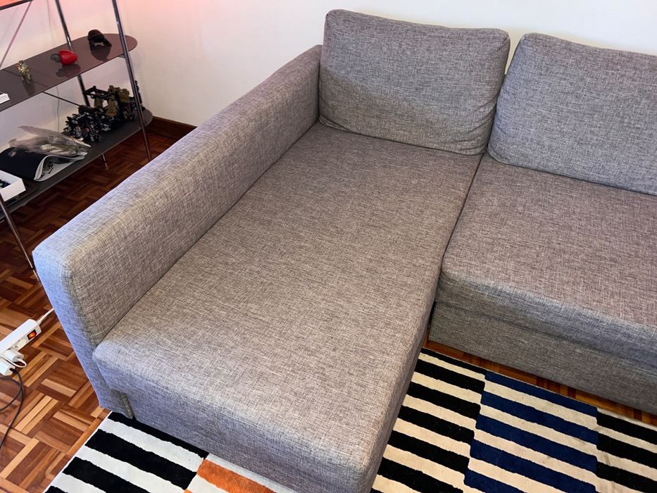 Sofá-cama chaise longue com arrumação - IKEA FRIHETEN [ NEGOCIÁVEL ]