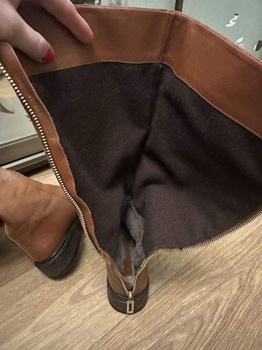 Натуральные зимние непромокаемые сапоги Carlo Pazolini 37р оригинал