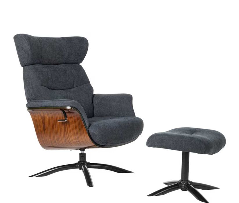 Poltrona com repouso para os pés