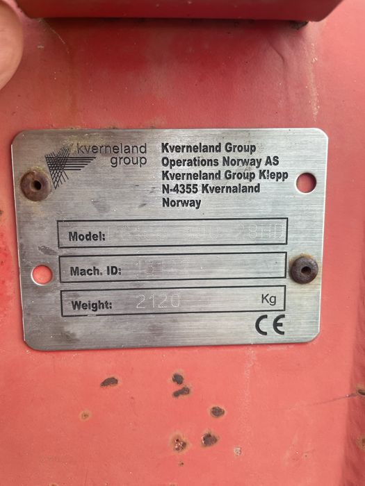 Pług obrotowy kverneland EG 100
