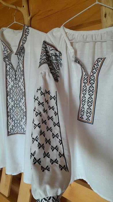 Вишиванки парні, сімейний комплект, вишиті сорочки для пари