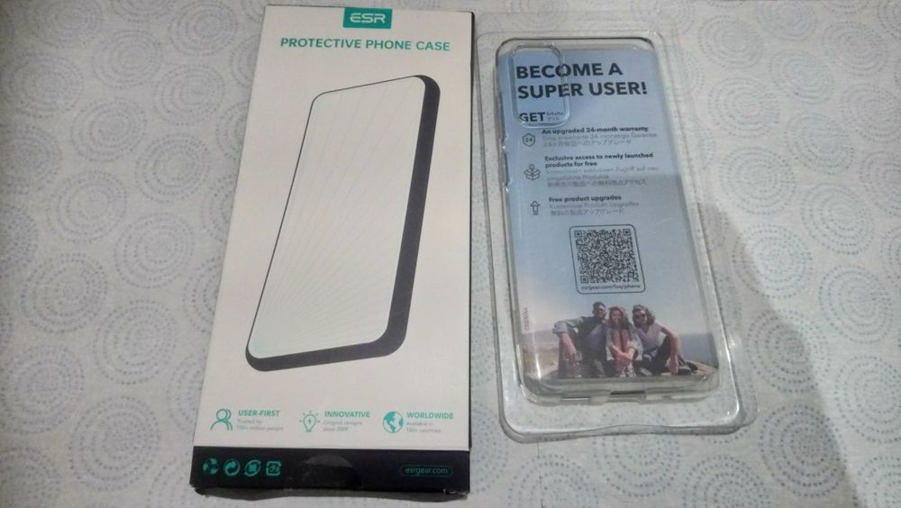 Plecki ESR do Samsung Galaxy S20 bezbarwny