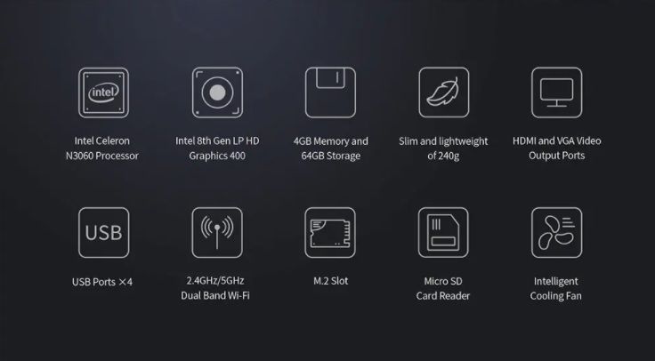 computador completo bmax c\ windows 10