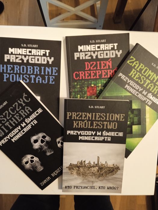 Książki S.D. Stuart " Przygody w świecie Minecrafta