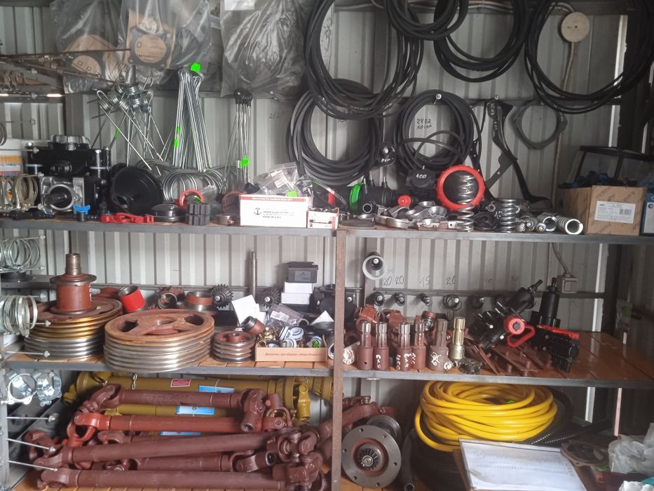 Запчастини для косарок, оприскувачів, саджалок,грабарок, плугів