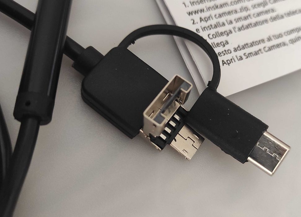 Ендоскоп 2м метри 7мм 2мр LED для Android ПК камера эндоскоп