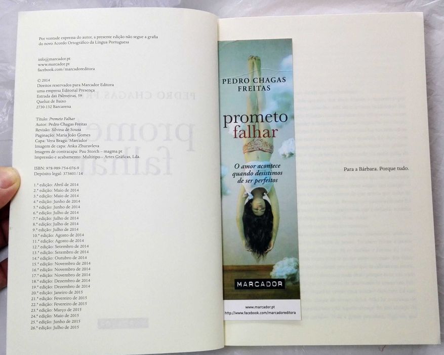 Livro Prometo Falhar