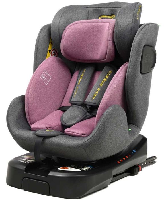 Fotelik Samochodowy COMO 40-150CM Obrotowy 360° ISOFIX z Nogą i-Size