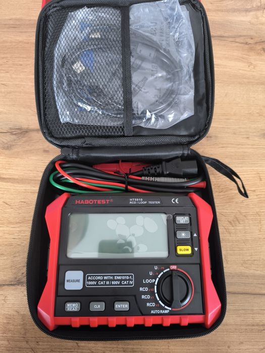 HABOTEST miernik prądu cyfrowy tester RCD