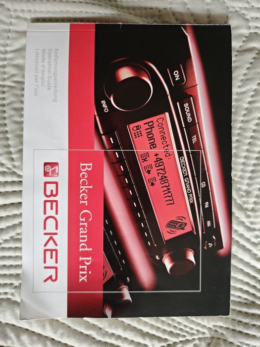 Radio samochodowe Becker Grand Prix BE 7990 Bluetooth CD MP3 Classic