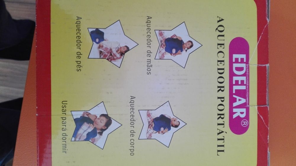 Aquecedor portatil mãos para pés ou corpo - novo