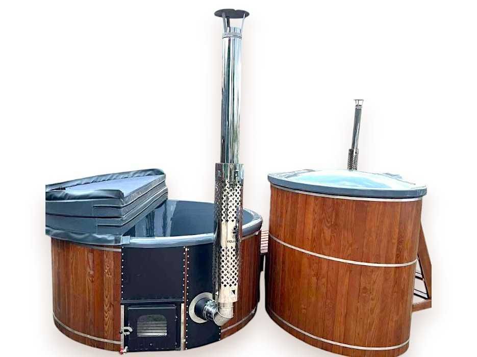 Гарячий чан та холодна купіль. Комплект для бані чи сауни.