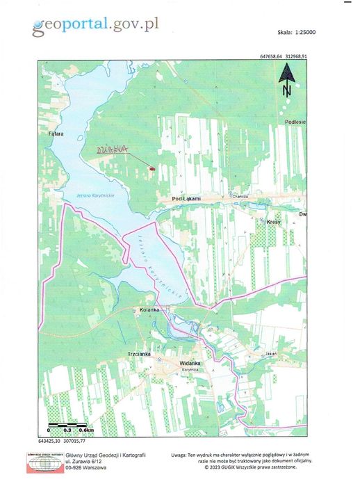 Działki rekreacyjne nad zalewem Chańcza