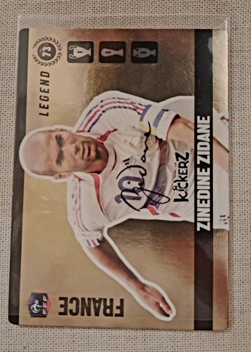 Carta futebol Zidane