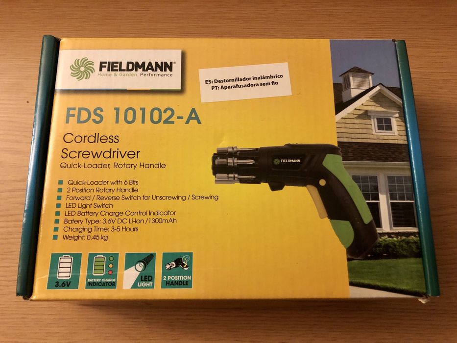 Aparafusadora sem fios 3.6V