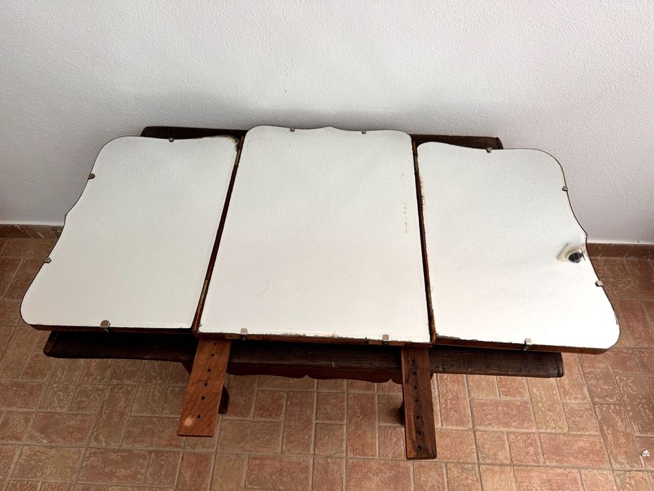 Espelho de antiga cómoda com 3 partes
